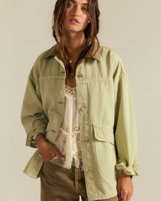 Free People LEMON DENIM JACKET