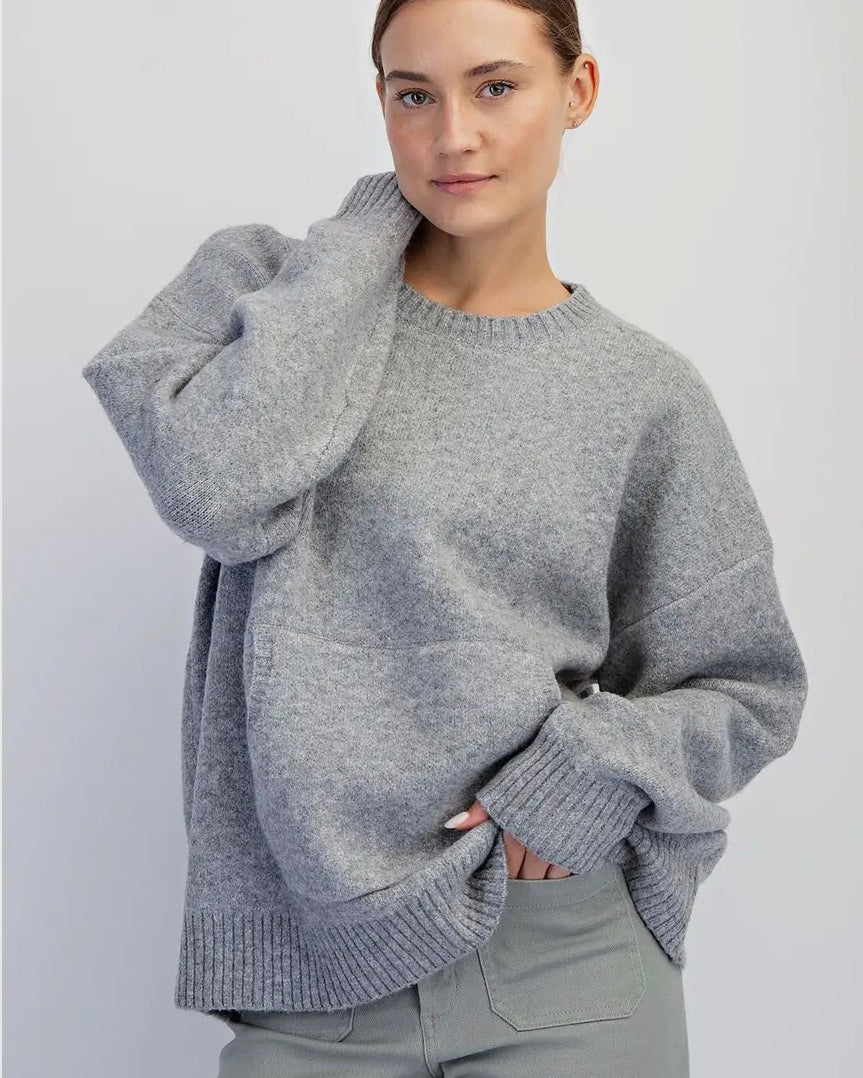 PREORDER:  Round Neck Sweater (11-25-25)