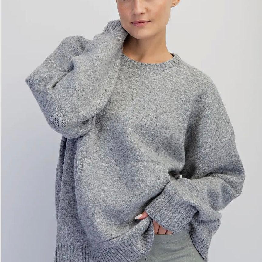PREORDER:  Round Neck Sweater (11-25-25)
