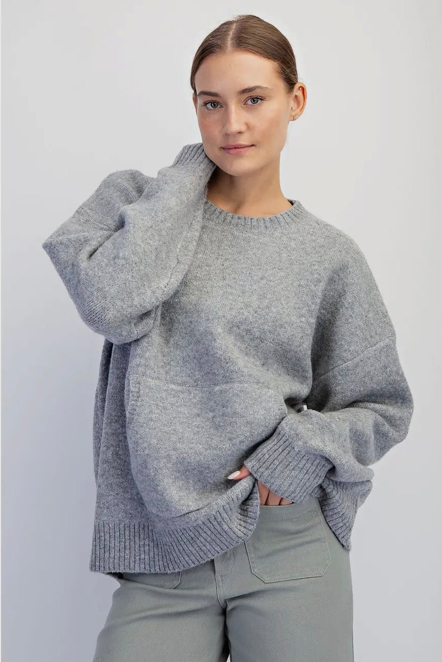 PREORDER:  Round Neck Sweater (11-25-25)