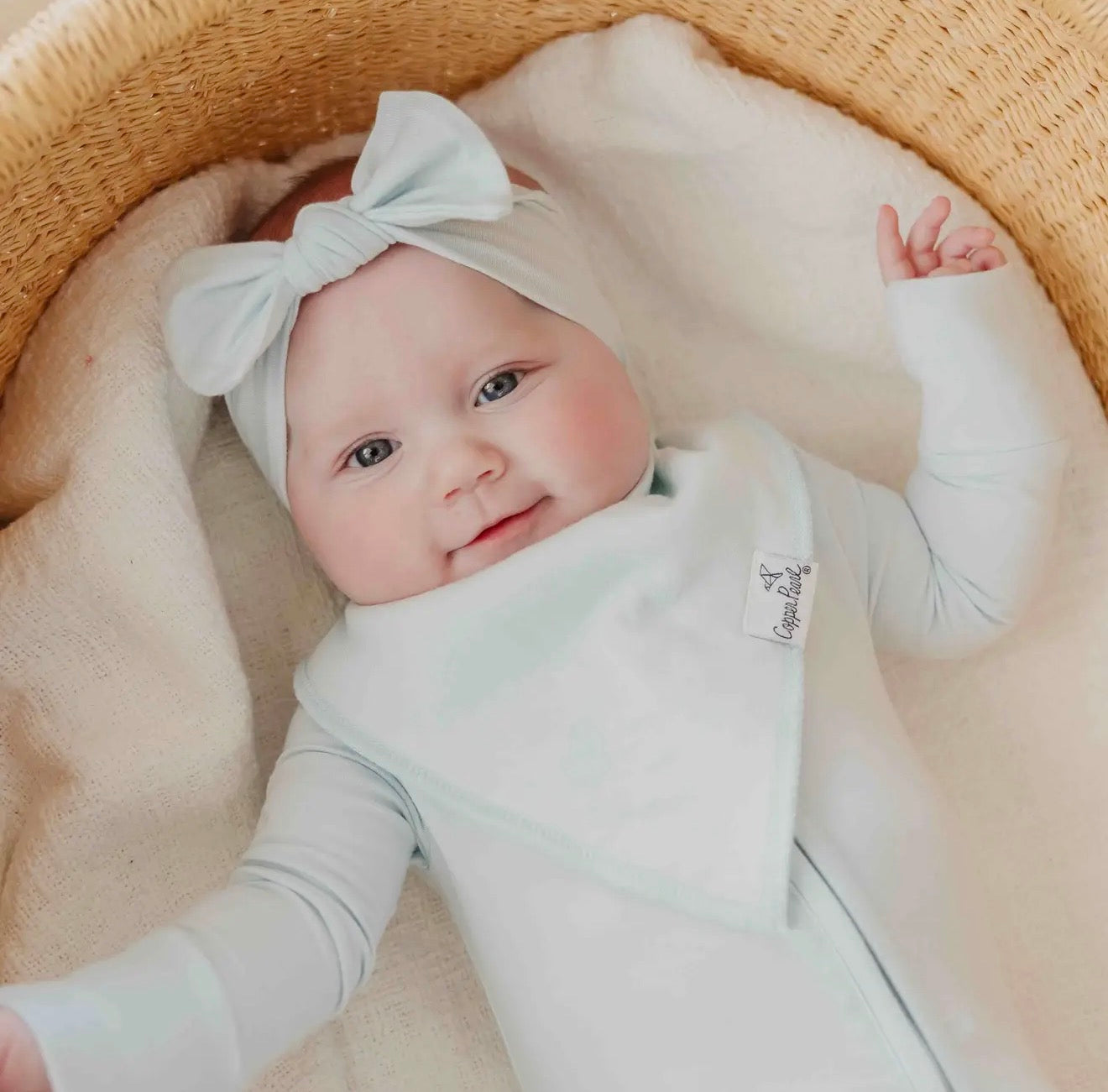 Copper Pearl Baby Bandana Bib Set (4pk)