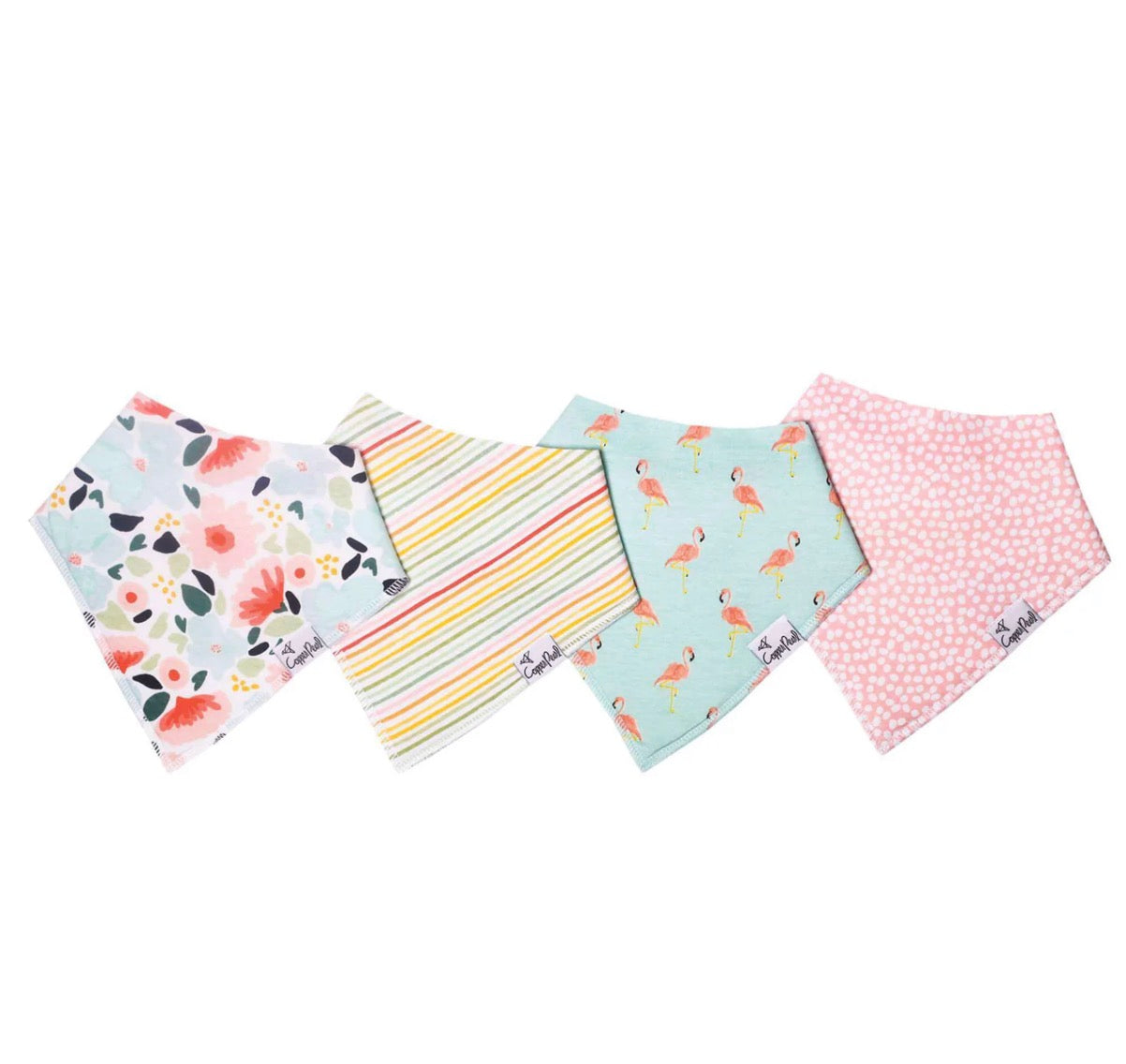 Copper Pearl Baby Bandana Bib Set (4pk)