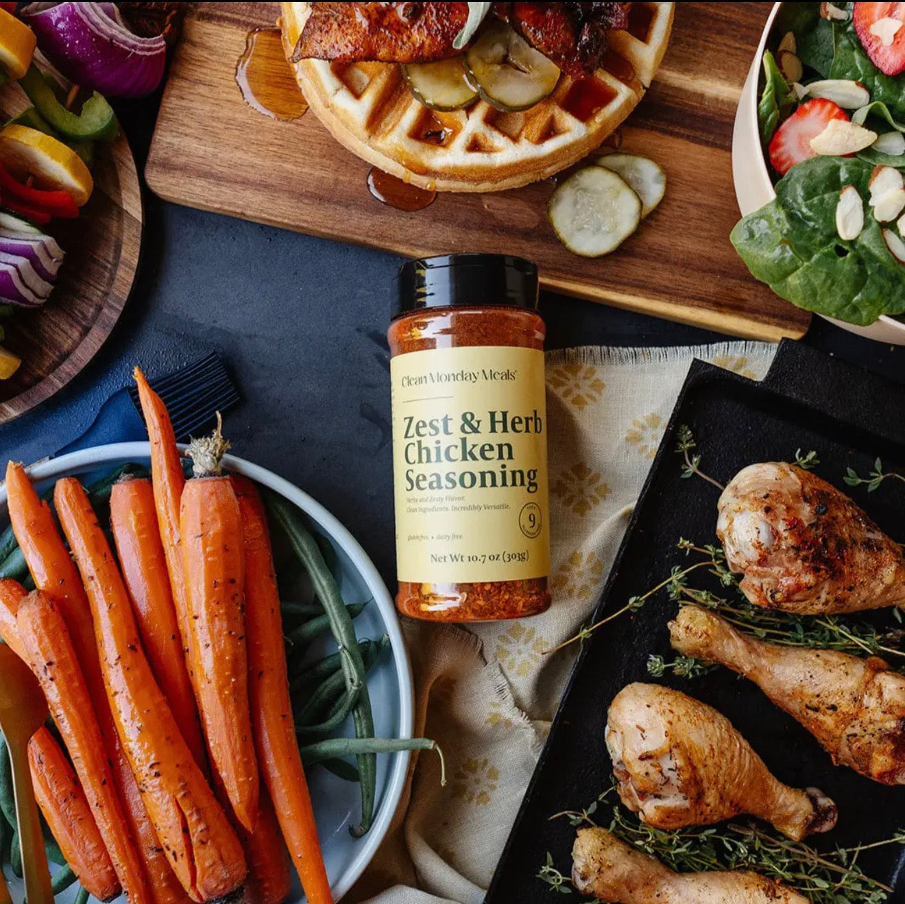 Clean Monday Meals Zest & Herb Chicken Seasoning