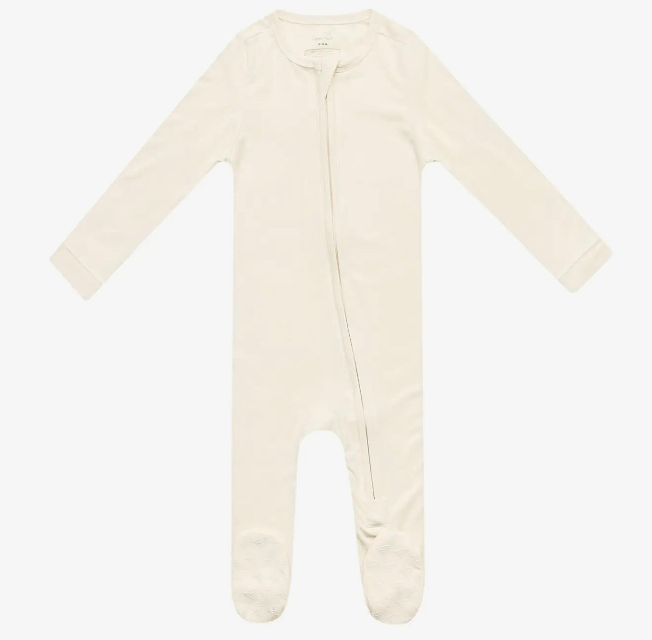 Copper Pearl Zip-Up Footie