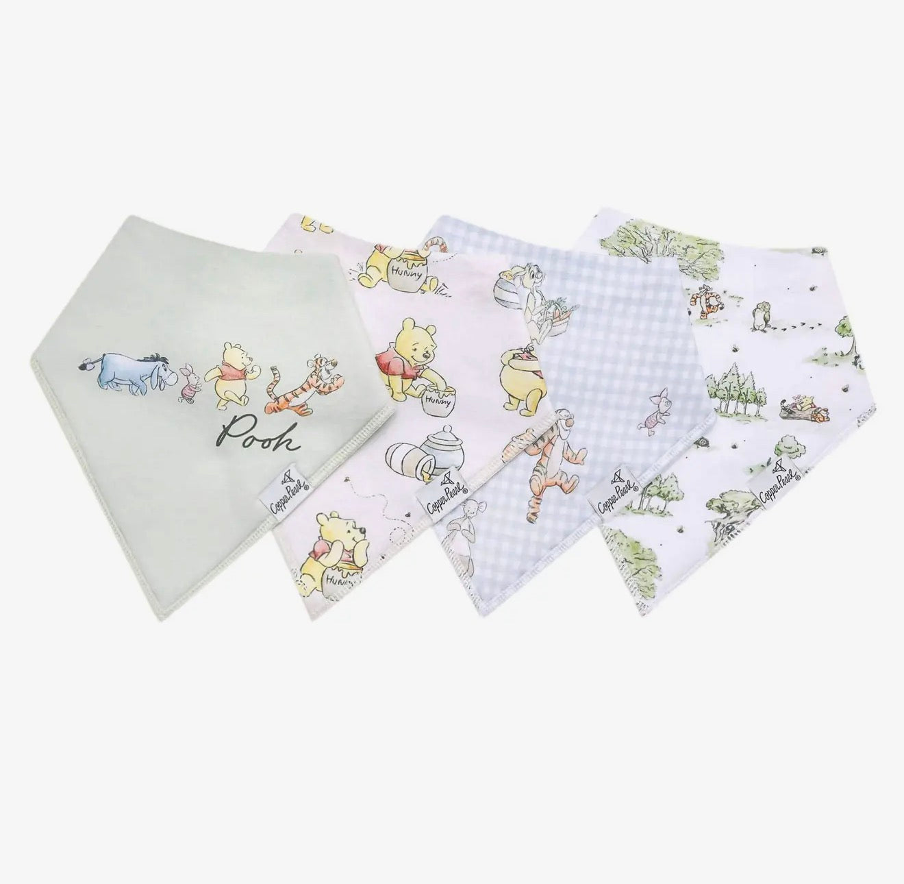 Copper Pearl Baby Bandana Bib Set (4pk)