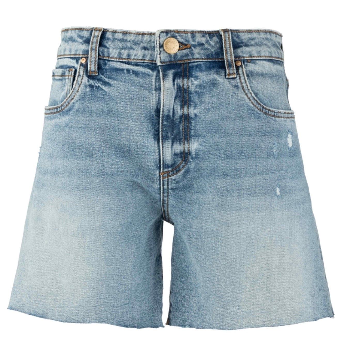 KUT Hailey High Rise Short w/ Raw Hem