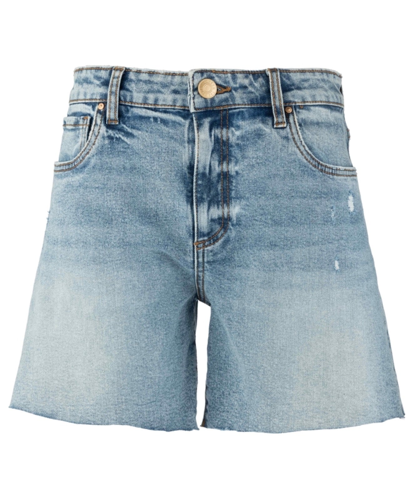 KUT Hailey High Rise Short w/ Raw Hem