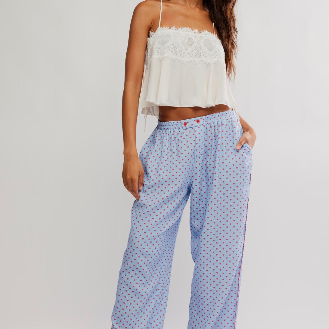 Free People Be Mine Pant (Blue Combo)