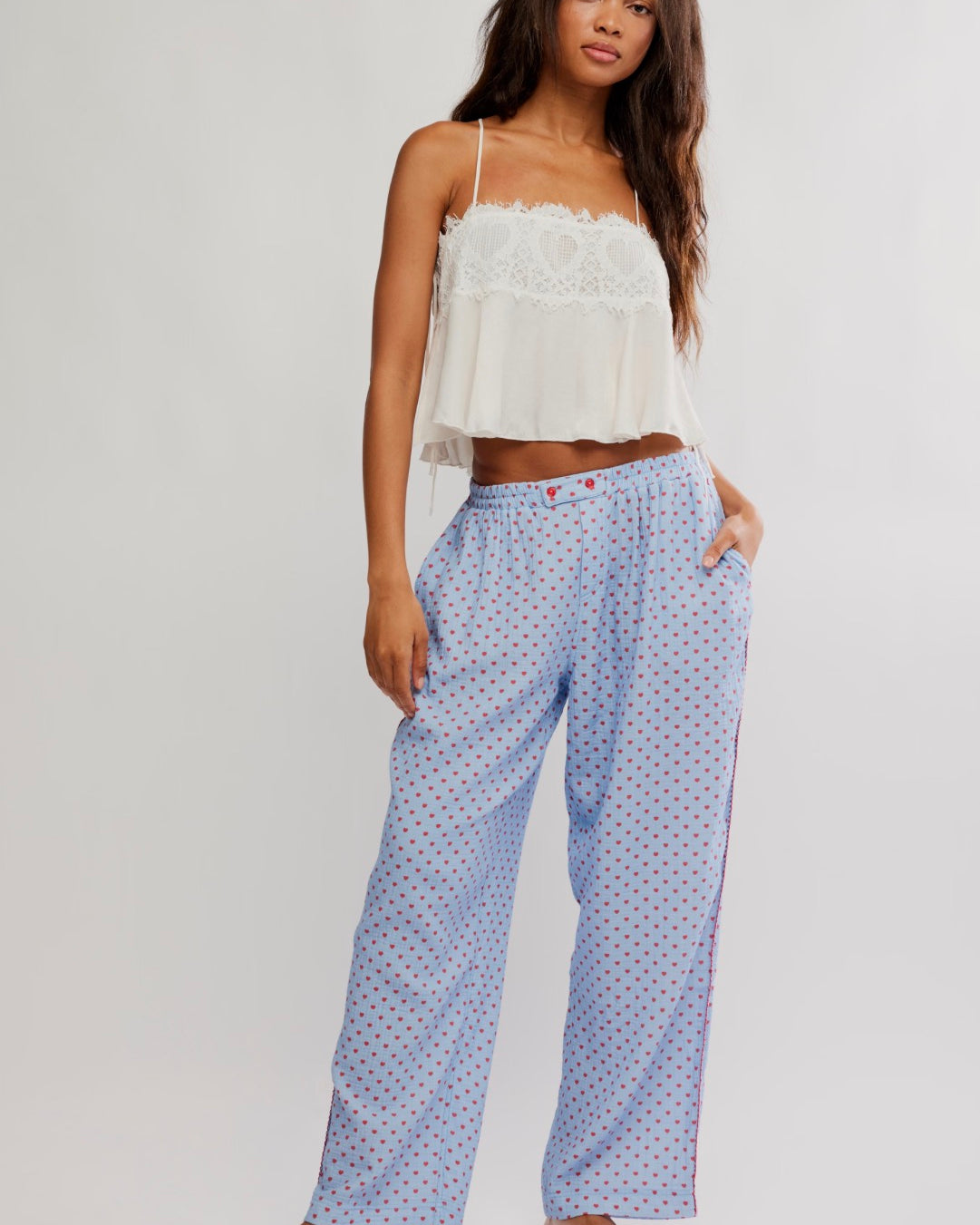Free People Be Mine Pant (Blue Combo)