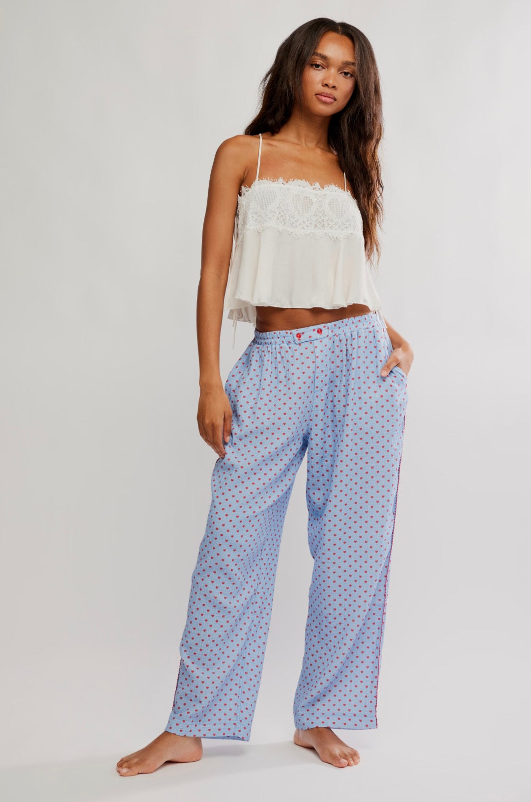 Free People Be Mine Pant (Blue Combo)