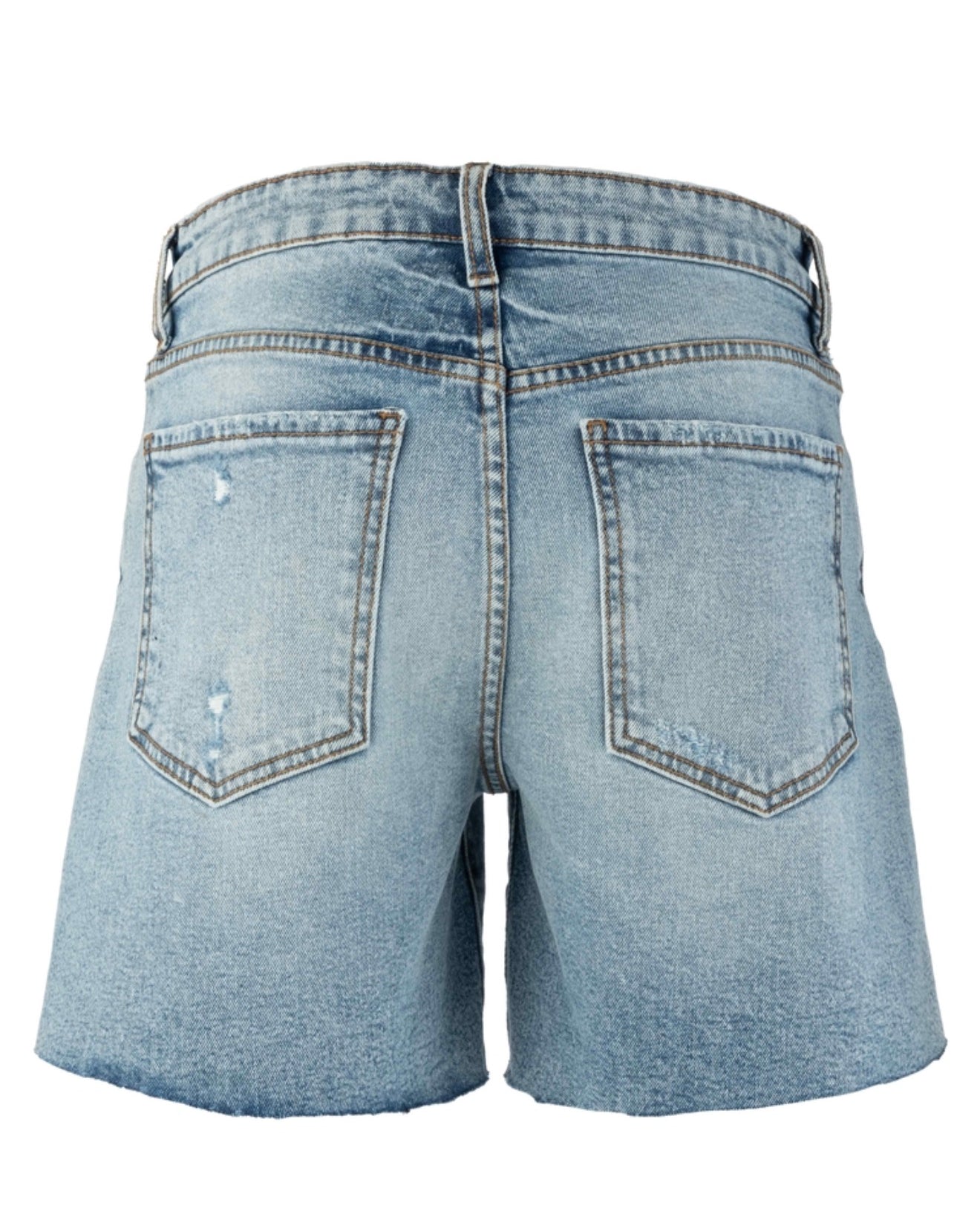 KUT Hailey High Rise Short w/ Raw Hem