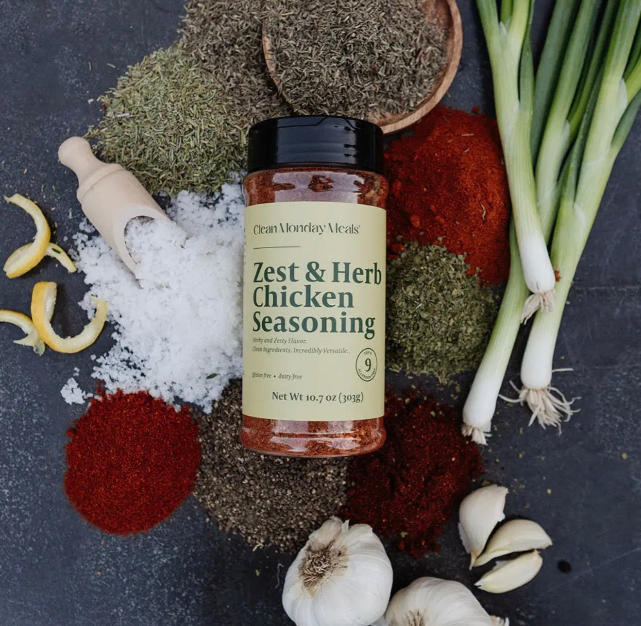 Clean Monday Meals Zest & Herb Chicken Seasoning