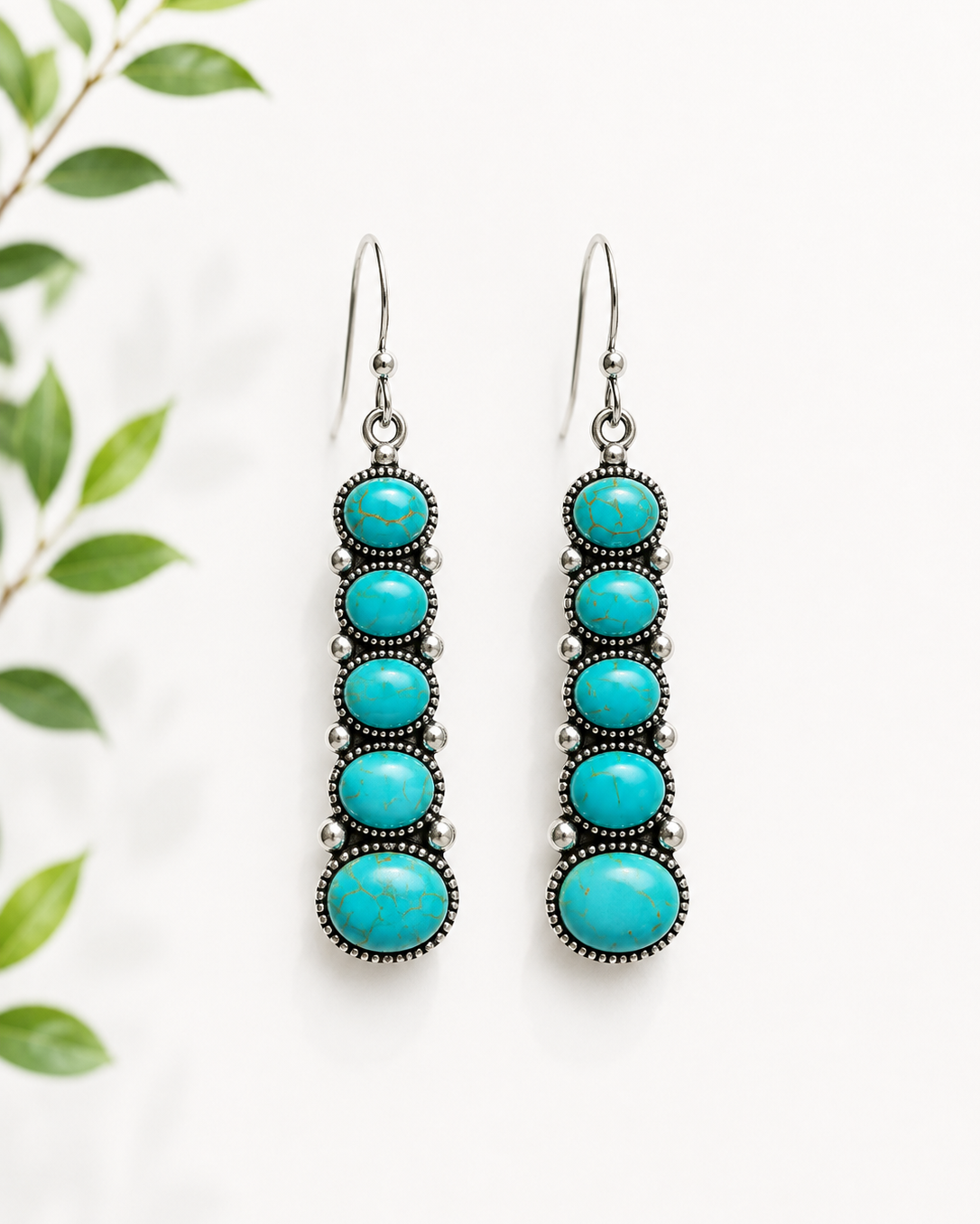 Western Elite Turquoise Earrings