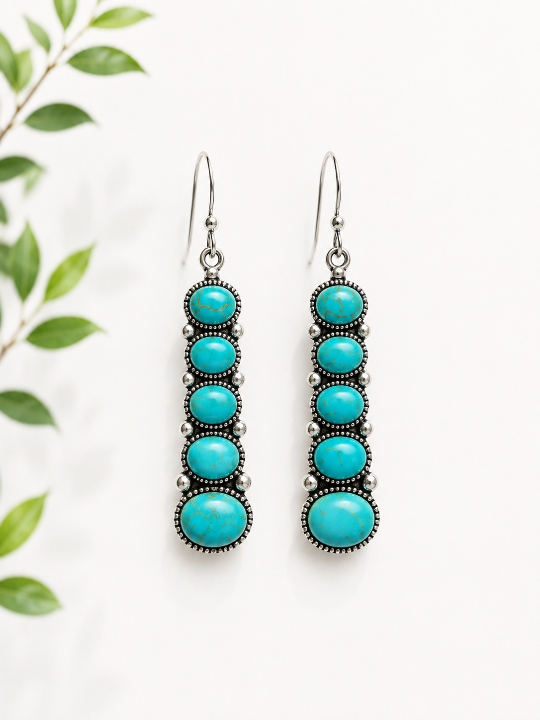 Western Elite Turquoise Earrings