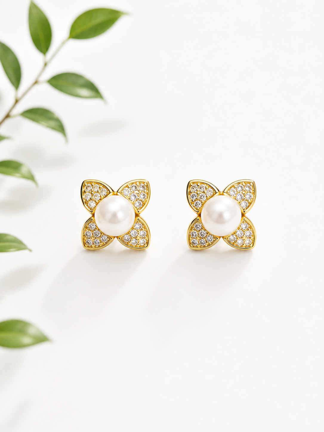 Inspired Designs Flower Earrings