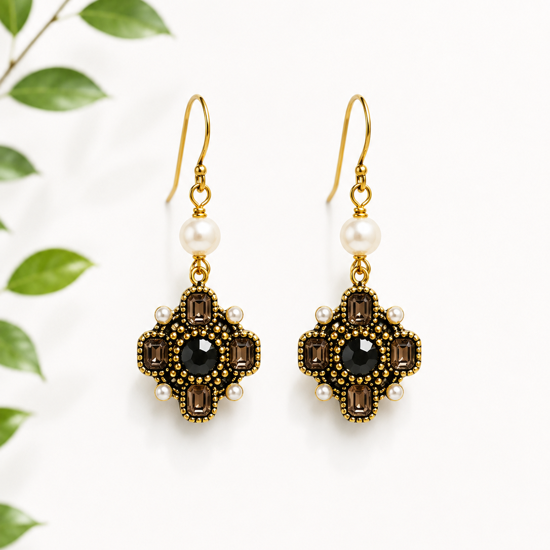 Inspired Designs Cross Earrings