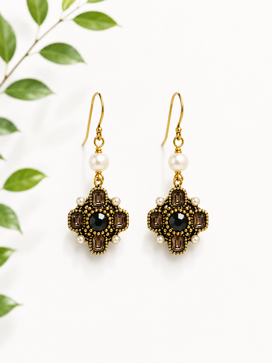 Inspired Designs Cross Earrings