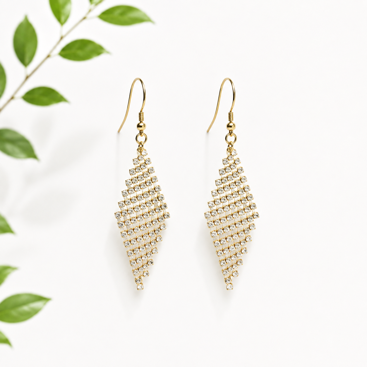 Inspired Designs Diamond Earrings