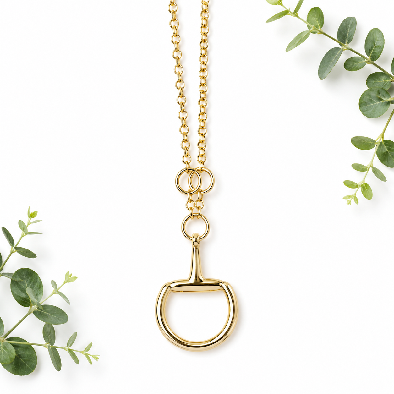 Western Elite Gold Bit Necklace