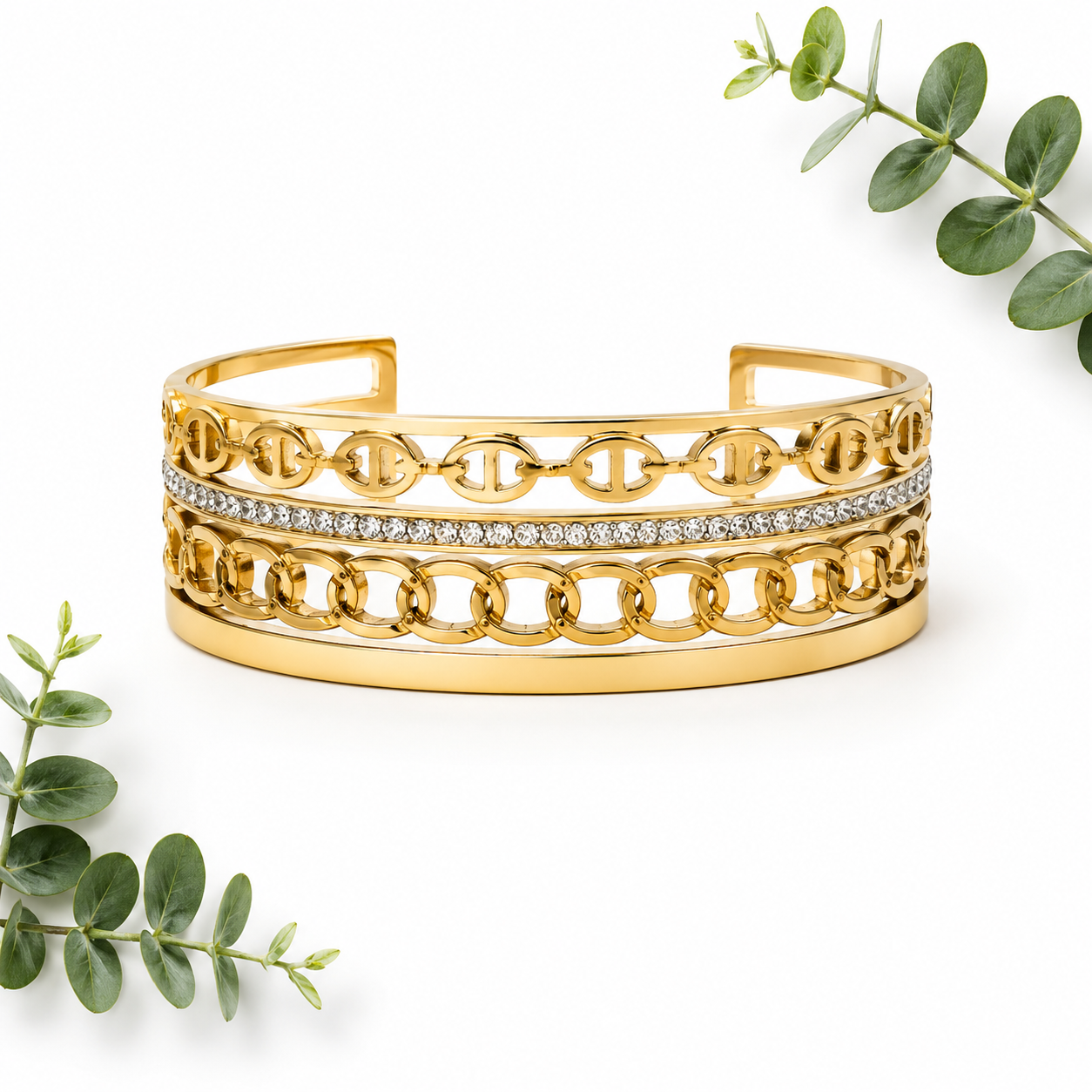 Mixed Metal Cuff