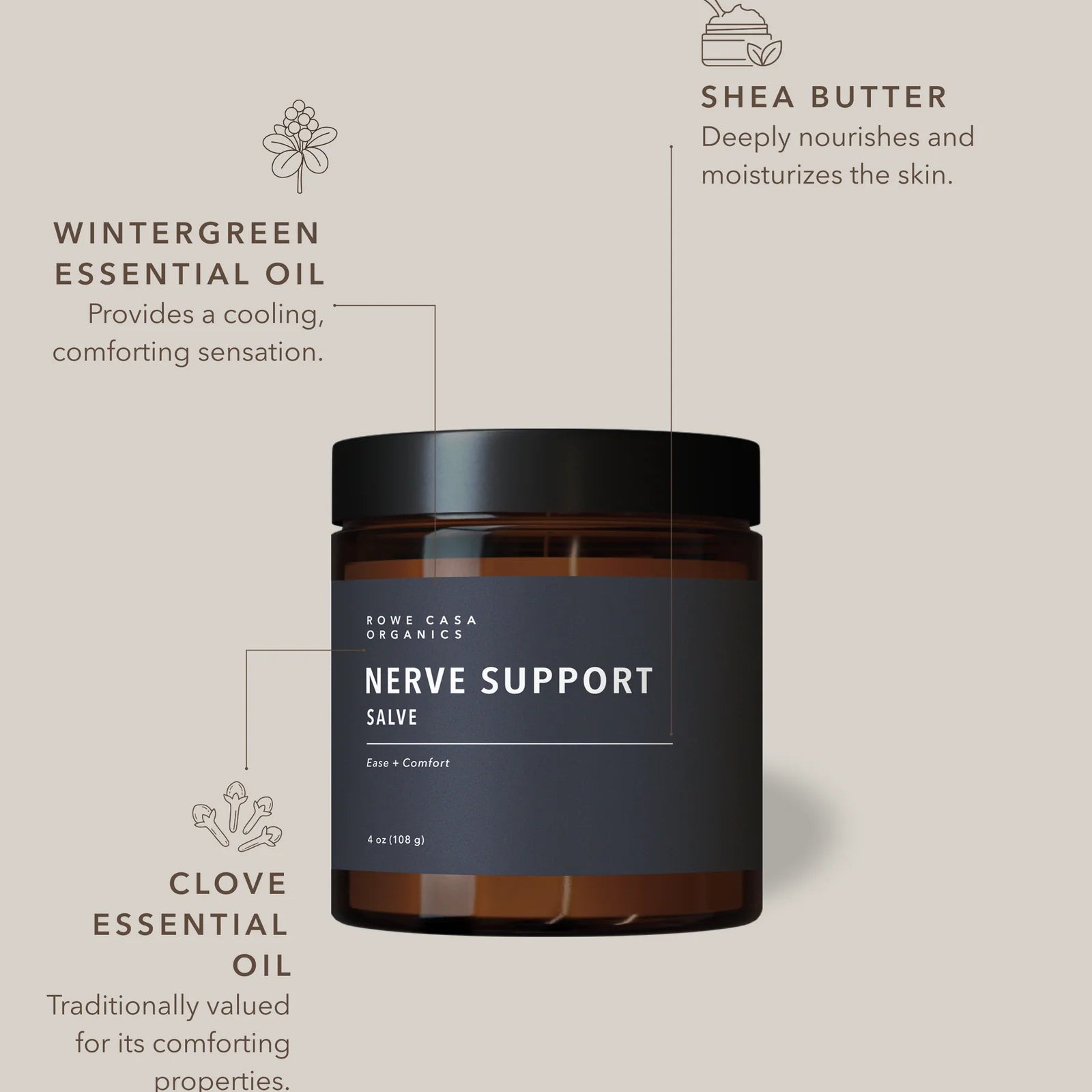 Rowe Casa Nerve Support Salve