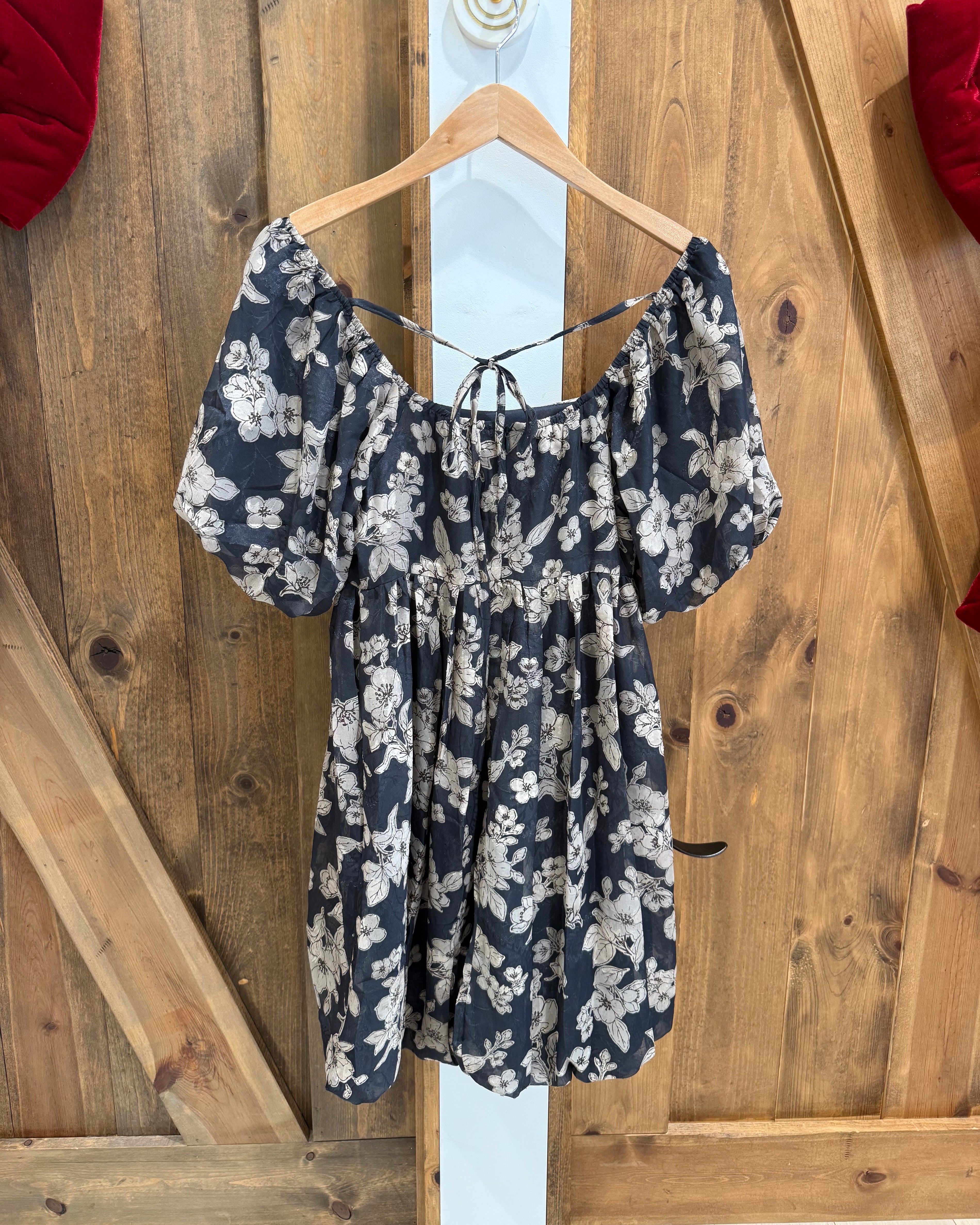 Hem & Thread Floral Bubble Dress