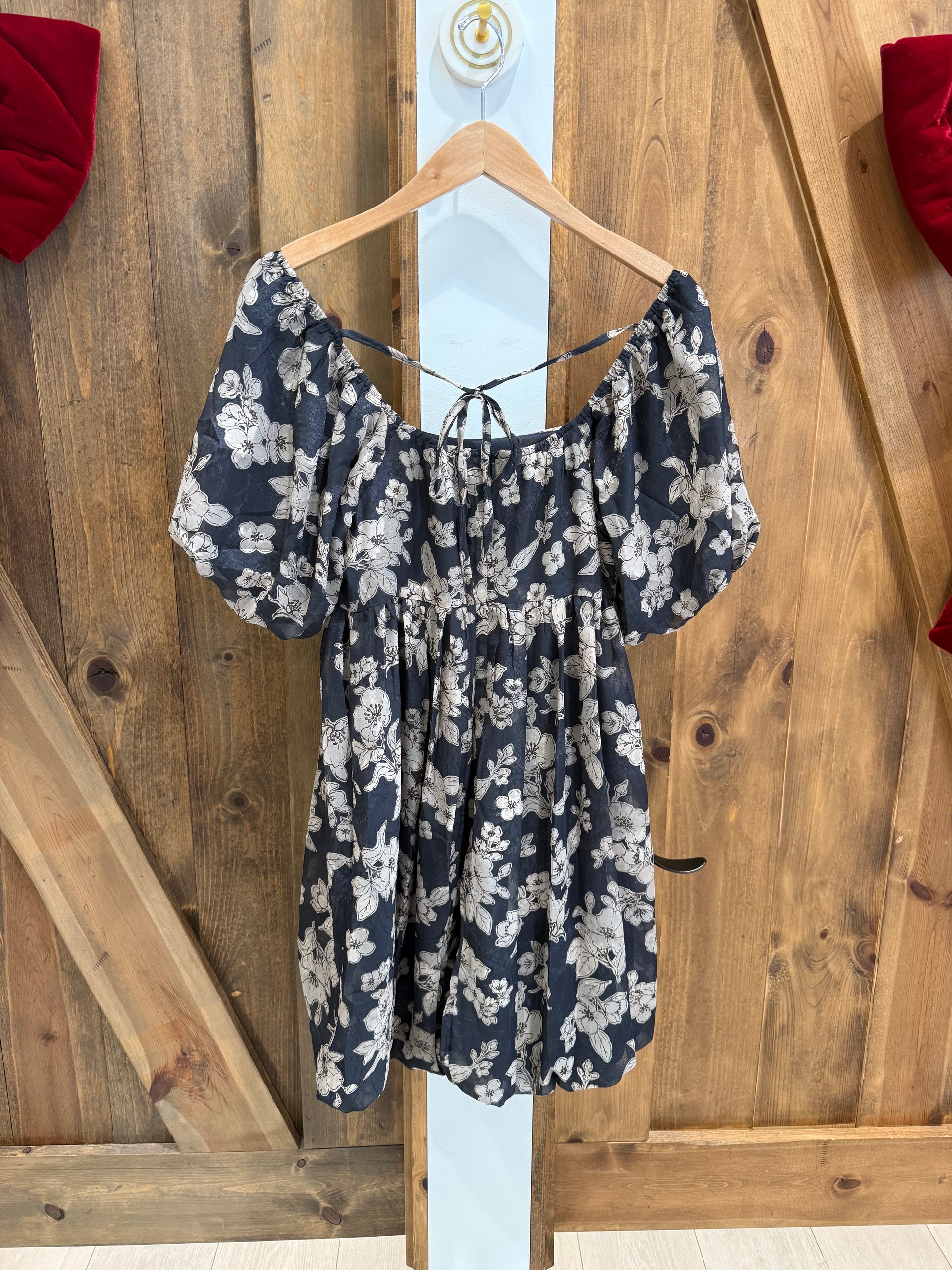 Hem & Thread Floral Bubble Dress