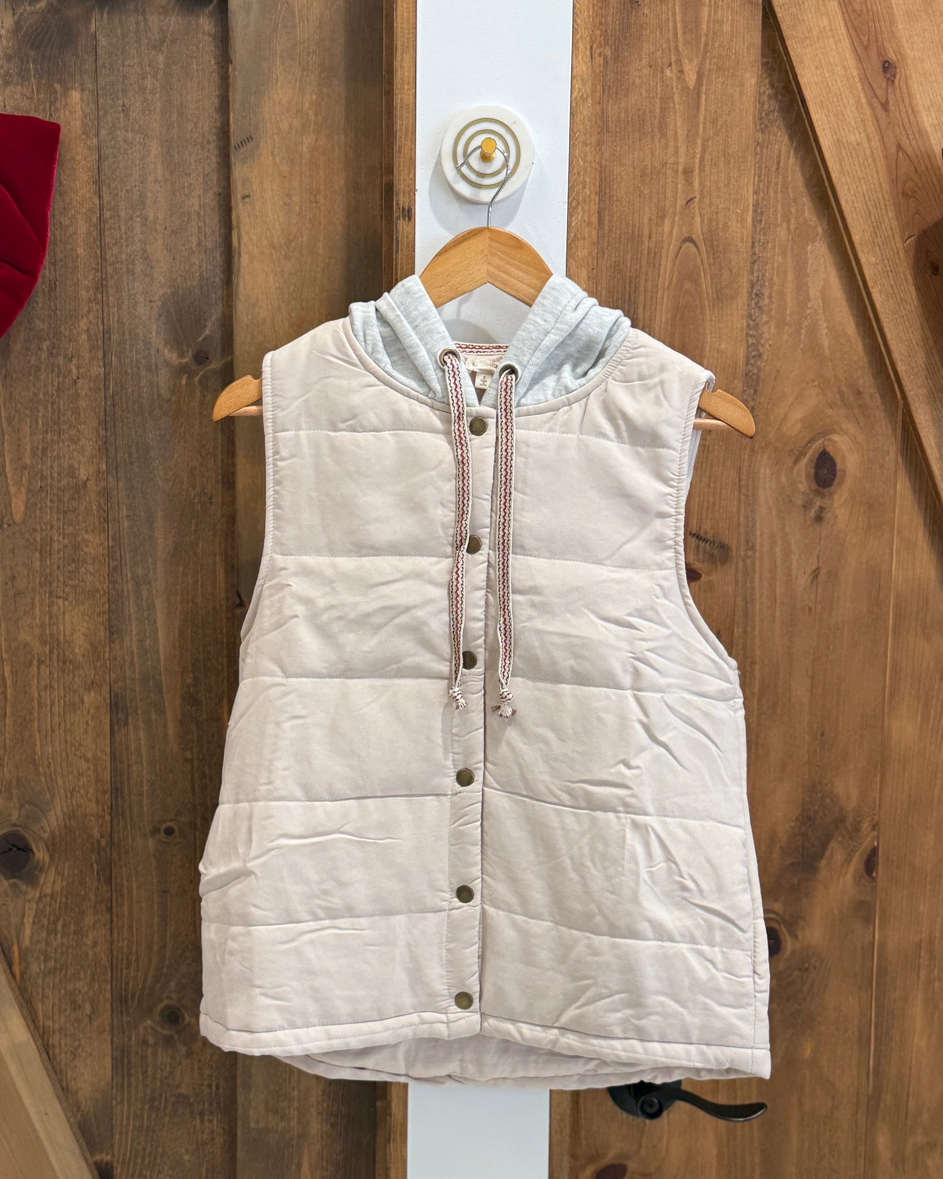 Hem & Thread Hooded Puffer Vest