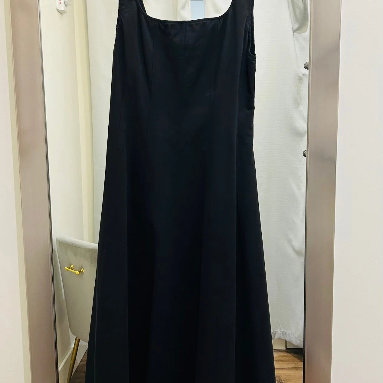 Tres Bien Square Neck Tank Maxi Dress