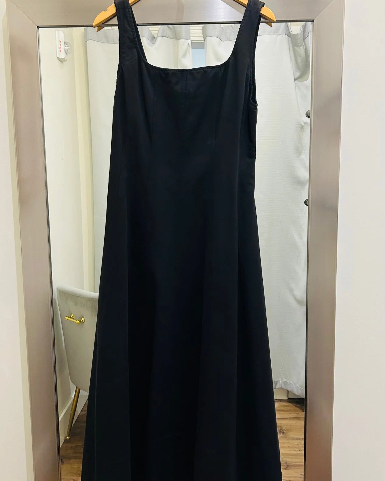 Tres Bien Square Neck Tank Maxi Dress