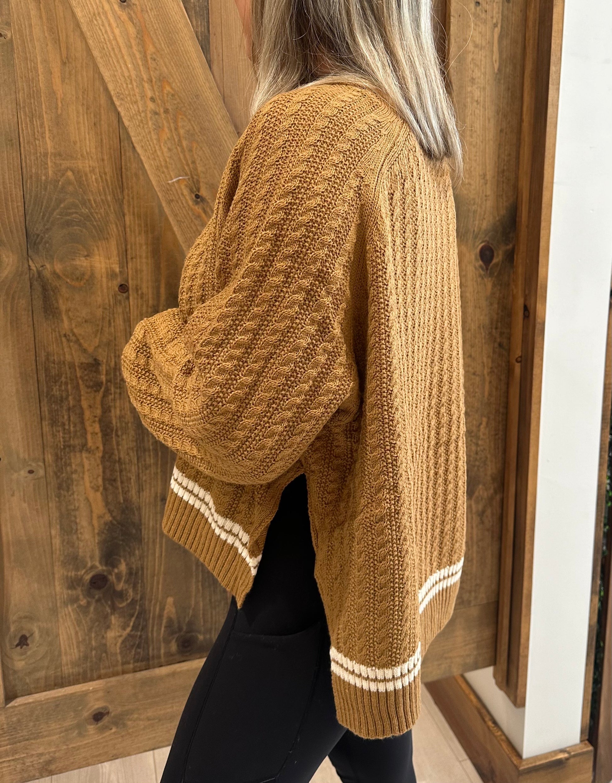 Textured Knit Sweater