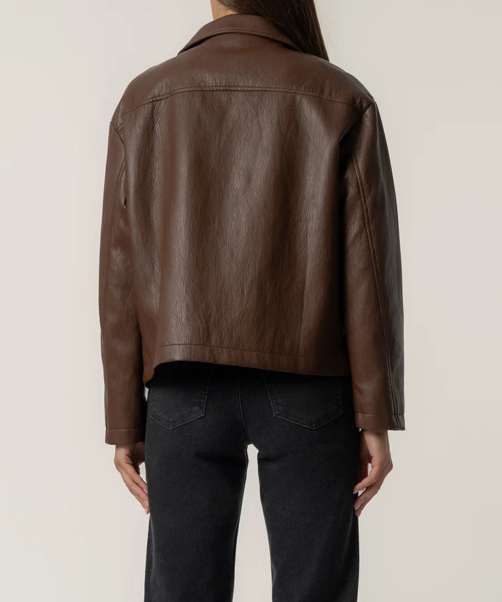 KUT from the Kloth Wren Jacket in Chocolate
