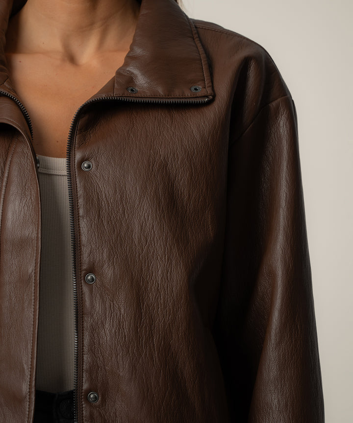 KUT from the Kloth Wren Jacket in Chocolate