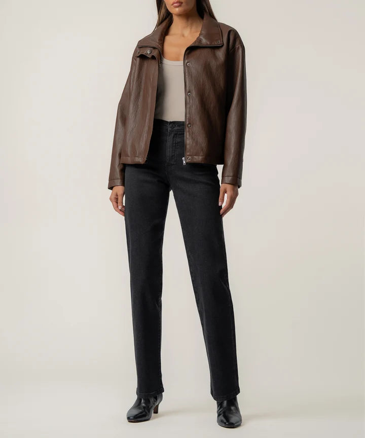 KUT from the Kloth Wren Jacket in Chocolate