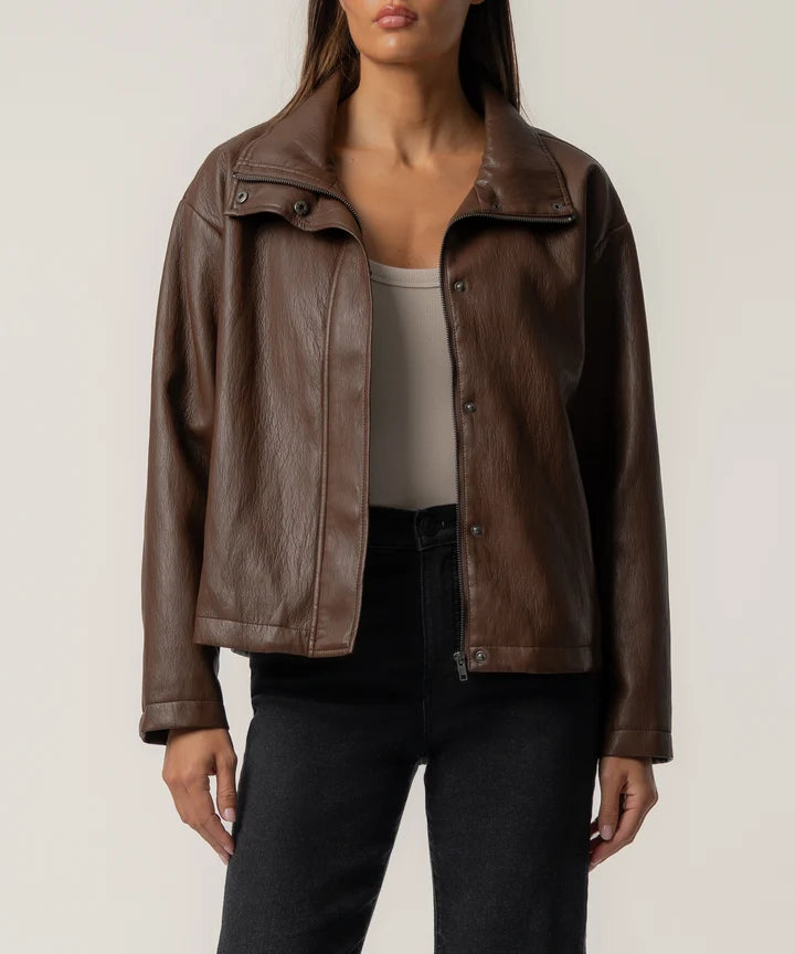KUT from the Kloth Wren Jacket in Chocolate
