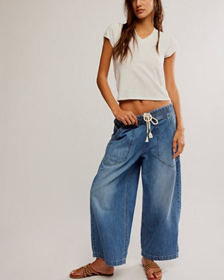 East Peasy Free People Pull on Pant