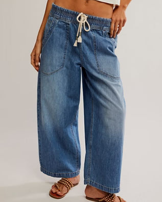 Free People Easy Peasy Pull on Pant