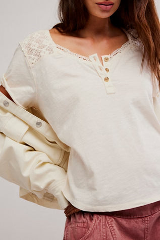 Free People  Heirloom Henley