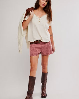 Free People  Heirloom Henley