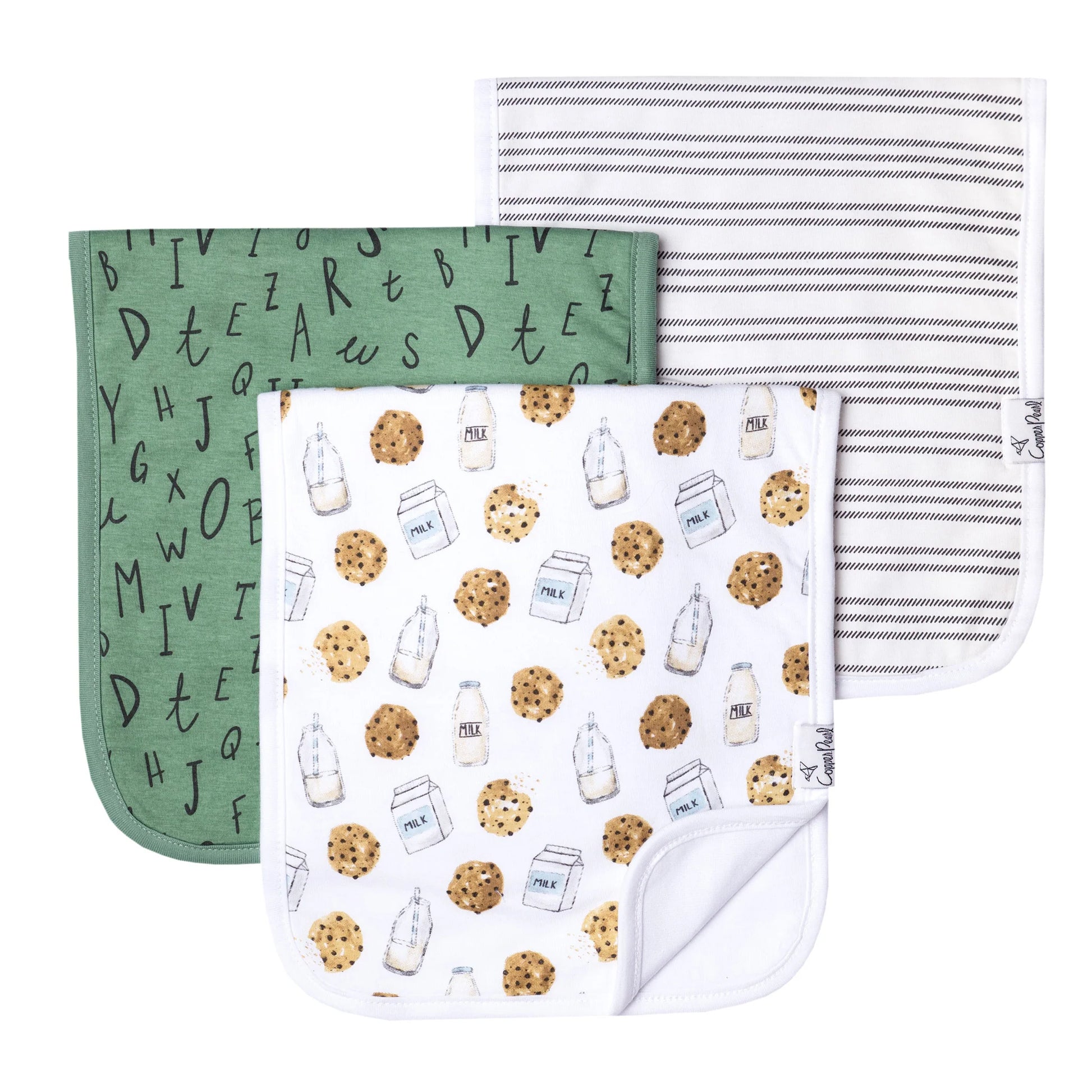 Copper Pearl Burp Cloth Set (3pk)