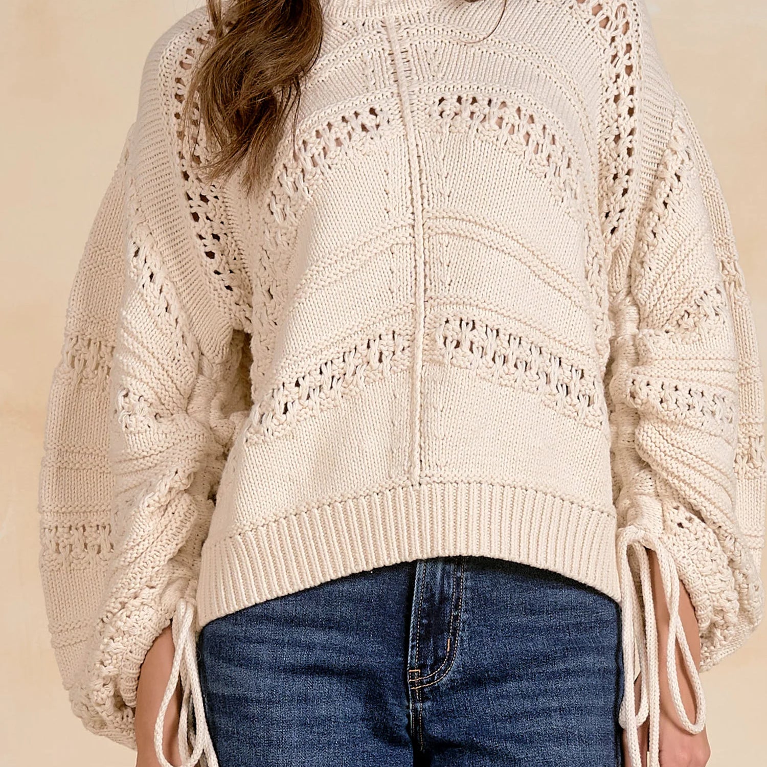 Elan Belle Sweater - Cream