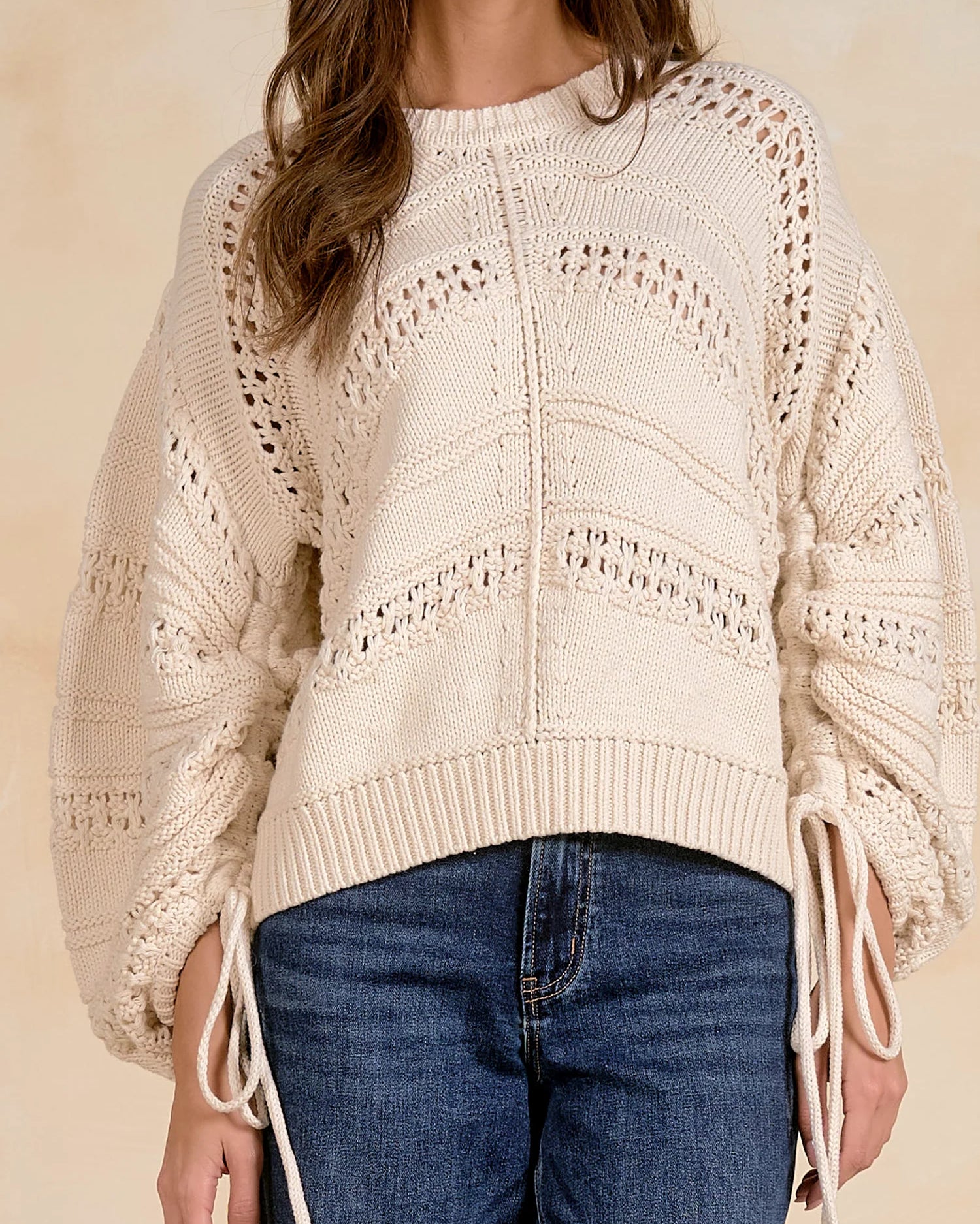 Elan Belle Sweater - Cream