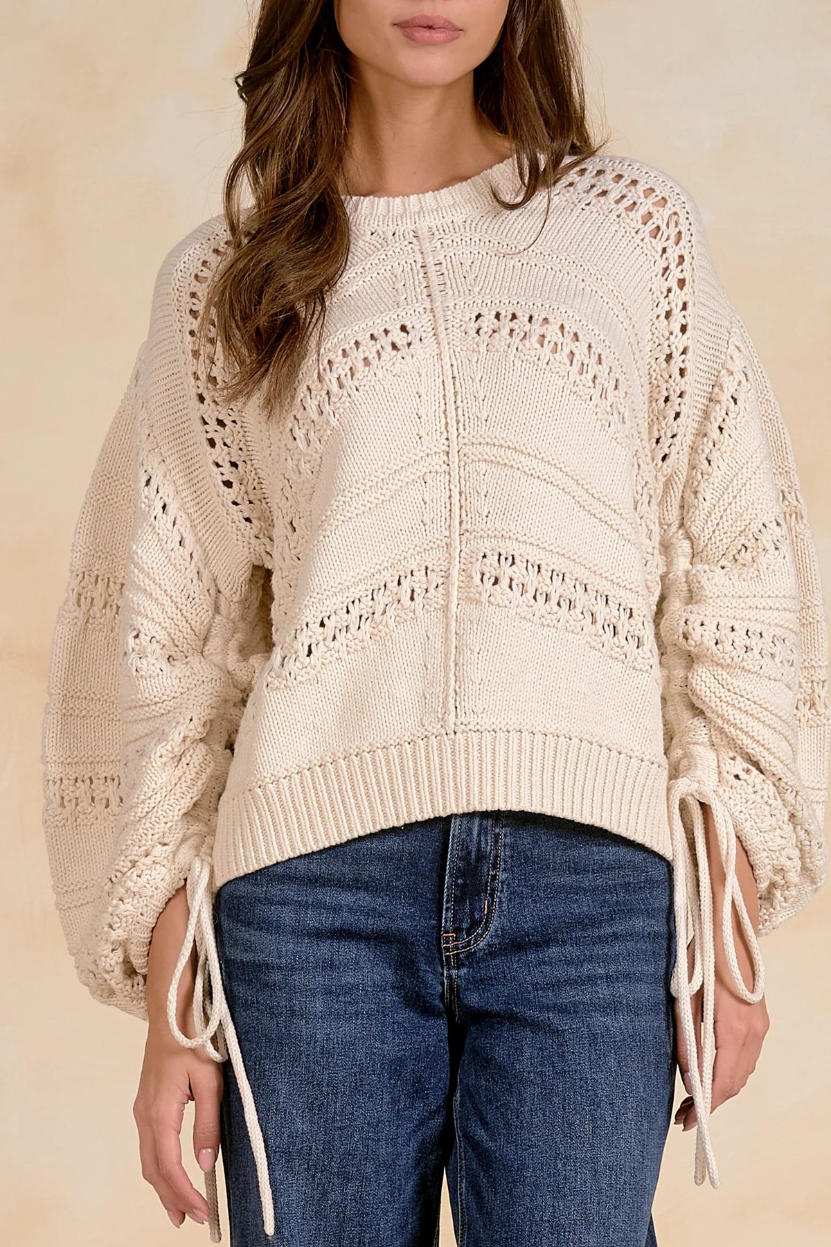 Elan Belle Sweater - Cream