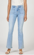 Dear John Jaxtyn Bluewood Cropped Flare Denim