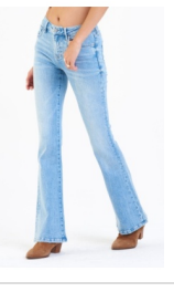 Dear John Rosa Portmore Midi Kick Flare Denim – Vintage-Inspired Flare Jeans