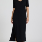 Dear John Black Midi Coastline Dress