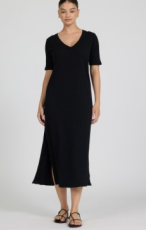 Dear John Black Midi Coastline Dress