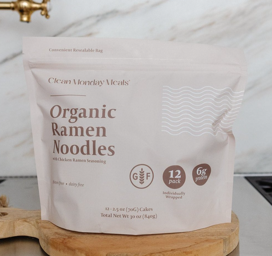 Clean Monday Meals Organic Ramen Noodles