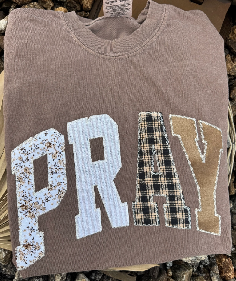 PRAY Patchwork Short Sleeve T-Shirt