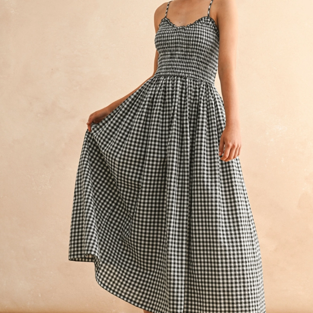 Miou Muse Classic GinghamDress